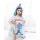 thumbnail image 4 of Poncho con capucha para baño/piscina/playa para niños, toalla de playa de algodón con patrón de animales de dibujos animados para bebés y niños WD.WDQZL Ropa, 4 of 6
