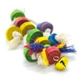 thumbnail image 4 of KAKOWELY parrot toy Round Block Birds Bite Playing Toy Parrot Cotton Rope String Toy Funny Bird String9.06"X4.72"X4.72", 4 of 4