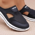 thumbnail image 4 of Caywon Women's Casual Slip on Half Shoes Breathable Arch Support Walking Mules Shoes Open Back Slip on Flats Non-Slip Sneakers Sandals, 4 of 7