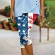 thumbnail image 5 of Pantalones de Yoga de Mujer Capris Impreso Casual Elástico, Pantalones de Yoga de Mujer de Cintura Alta para Todo el Uso de Temporada, 5 of 7