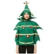 thumbnail image 2 of Vestido de árbol de Navidad para mujer, capa con capucha, disfraz de actuación, chal de poliéster para mujer, 2 of 5