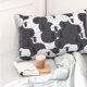 thumbnail image 4 of Fotbe Black And White Sheeps Funda de Almohada Decorativa Estilo Occidental, Lujo en Algodón, Fundas para Almohadas King, Cojín Estampado para Decoración del Hogar-20"x30", 4 of 6