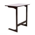 thumbnail image 4 of GoDecor L Shape Drink Table Snack Tray Slide Laptop Desk Couch Sofa Table,Coffee, 4 of 4