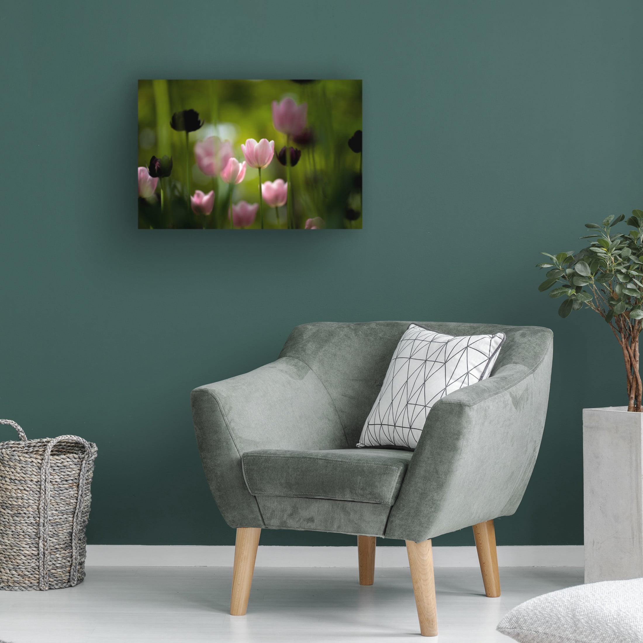 Trademark Fine Art KONDOU Kazumasa  Tulips Canvas Wall Art