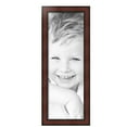 thumbnail image 2 of ArtToFrames 10" x 29" Honors Mahogany Picture Frame, 10x29 inch Brown Wood Poster Frame (WOM-5155),  Pack, 2 of 7