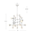 thumbnail image 2 of CH328129AW-Alora Lighting-Cadence - 18 Light Chandelier-29.5 Inches Tall and 30 Inches Wide-Antique White Finish, 2 of 7