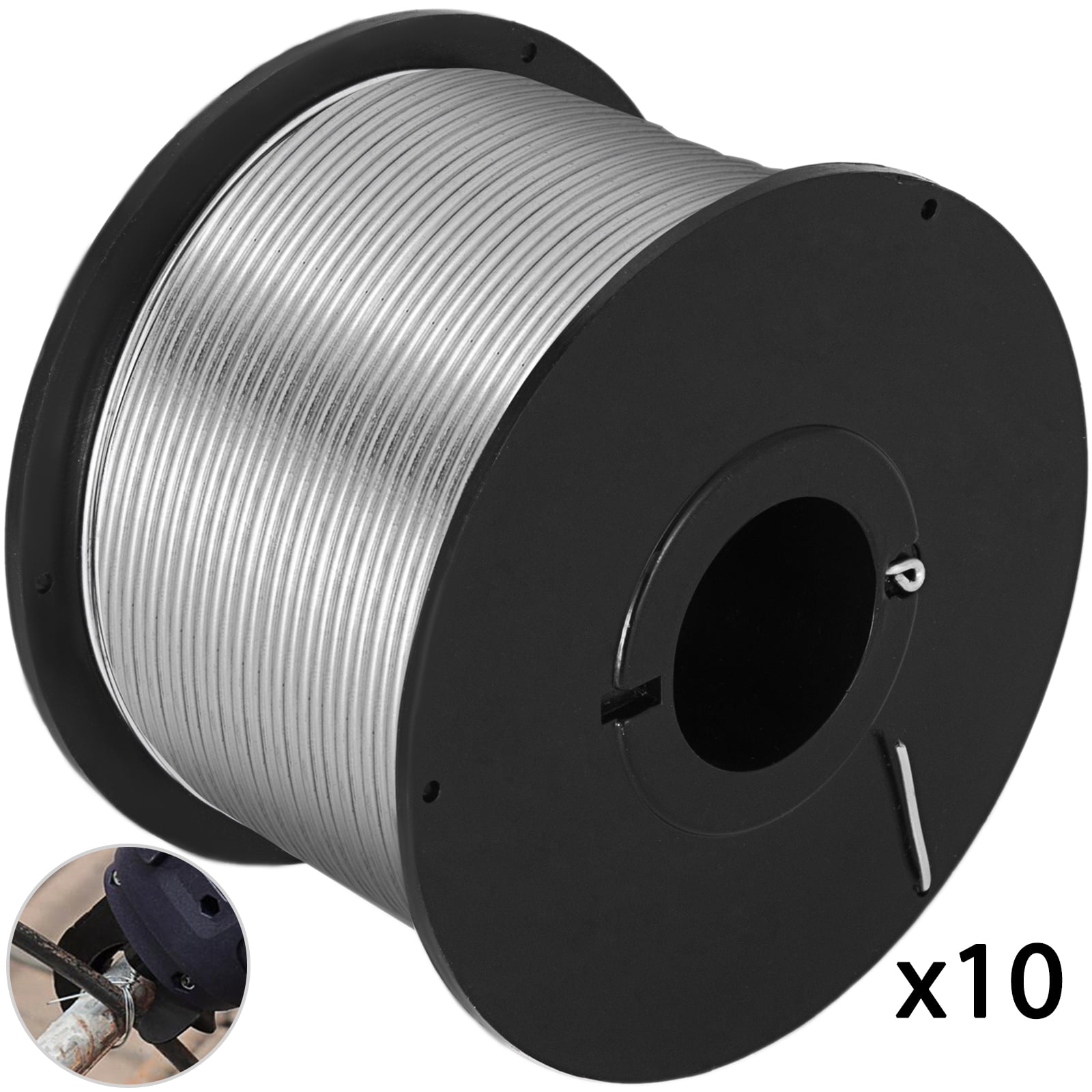 Hobby Wire for Roll Rebar Tying Rebar Tool Steel Tie Wire Flexible Multi-Purpose 4pcs 110m Length Rebar Tying Wire