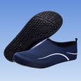 thumbnail image 2 of Mens Water Shoes Quick Dry Breathable Lightweight Non Slip Barefoot Aqua Beach Swim Pool Sports Blue,Size 10.5, 2 of 6