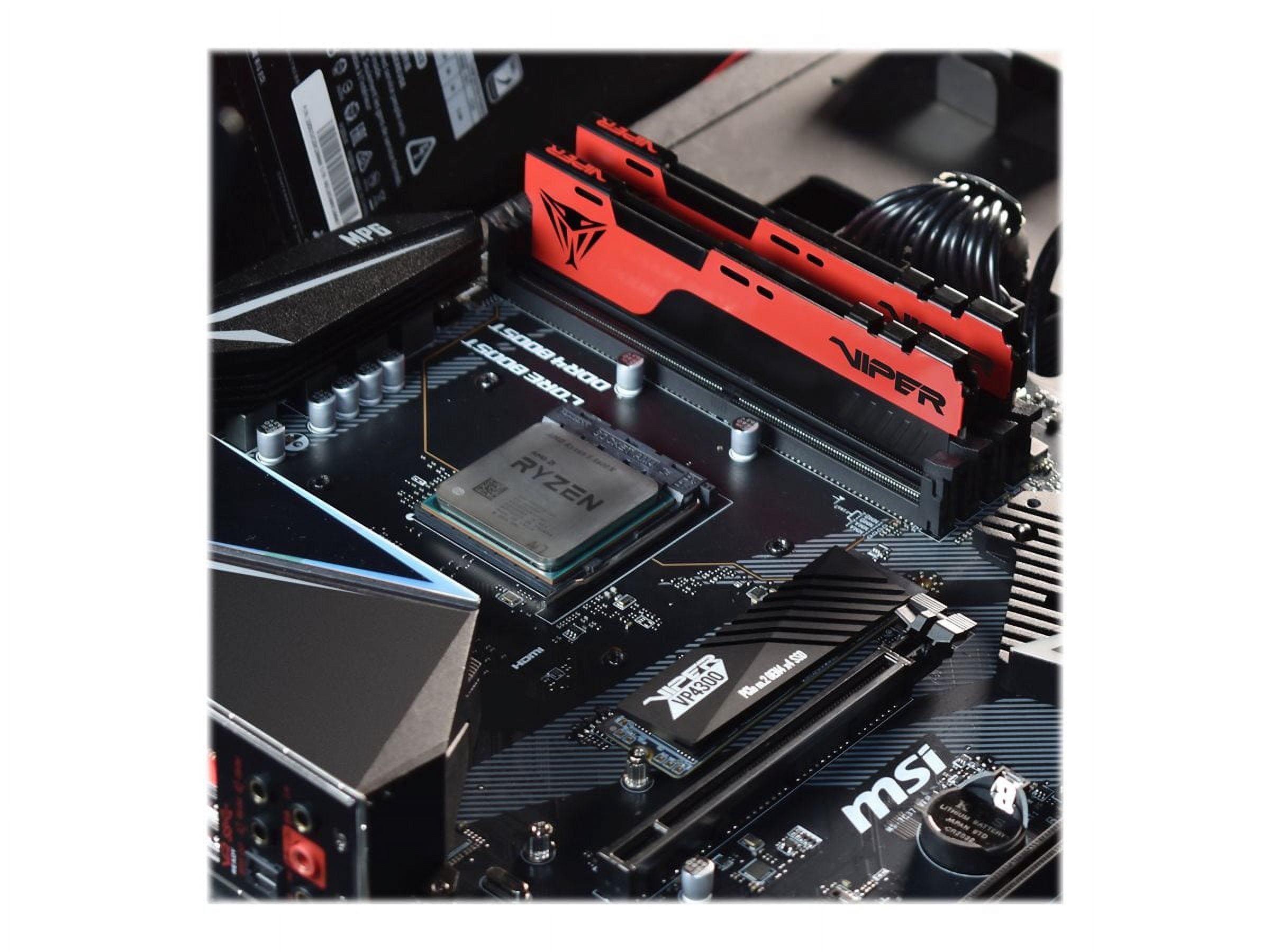 Patriot Viper Elite II DDR4 RAM 32GB (1X32GB) 3200MHz CL18 UDIMM Desktop Gaming Memory Module - PVE2432G320C8