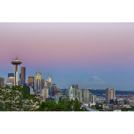 wa seattle skyline view