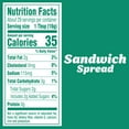 thumbnail image 3 of (12 pack) Kraft America's Favorite Sandwich Spread, 15 fl oz Jar, Shelf-Stable, 3 of 17