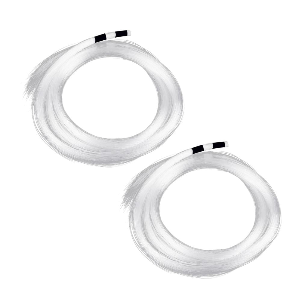 MERIGLARE 2 X 0.75mm 6.56ft/ Optical Fiber Cable For LED Lighting Decoration - Clear, 150pcs