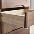 thumbnail image 6 of 3-Tier Countertop Wooden Desk Organizer with Lockable Drawers Storage Cabinet File Cabine, 6 of 9