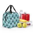 thumbnail image 4 of Yiaed Lovely Roosters Print Insulated Lunch Bag Reusable Cute Tote Lunch Box, Leakproof Cooler Lunch Bags for Work Office Travel School Picnic, 4 of 5