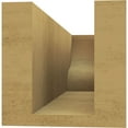 thumbnail image 4 of Ekena Millwork 4"W x 4"H x 12"L Garner Woodgrain TimberThane Rafter Tail, Primed Tan, 4 of 6