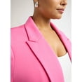 thumbnail image 4 of Scoop Women's and Women’s Plus Relaxed Ultimate ScubaKnit Blazer with Scrunch Sleeves, Sizes XS-4X, 4 of 5