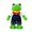 11in, variant on Cute Frog Plush Toy Stuffed Animal Soft Polyester Plush Doll Green Gift Idea Cuddly