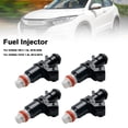 thumbnail image 2 of 4 Pcs Injecteur de Carburant 16450-R2E-L01 Compatible avec Honda Civic 2012-2015 Compatible avec HRV 16-20 1.8L, 2 of 15