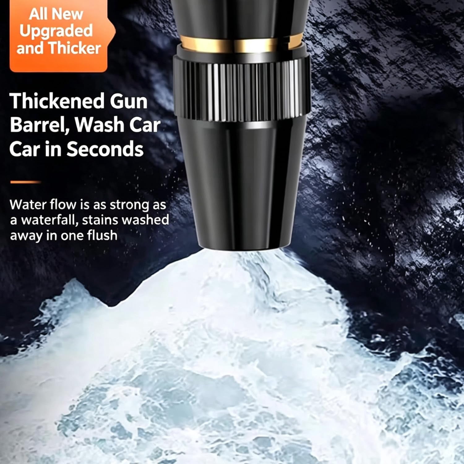 High-Pressure Car Wash Water Gun, Adjustable Spray Patterns for Watering Plants and Vegetables, and Car Washing