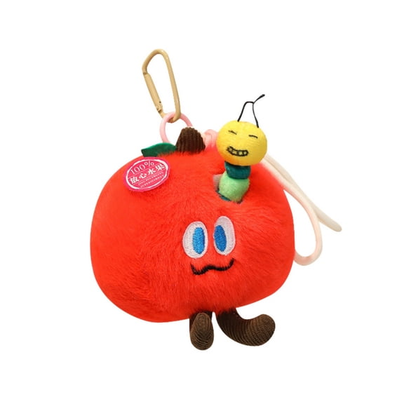 Cartoon Plush Fruit Romantic Red Surprise Creative Ring Organizer Valentine's Day Gift Birthday