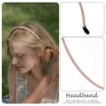thumbnail image 4 of 5 diademas cubiertas de tela fina, diademas simples para mujeres y niñas, 4 of 5