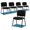 Fabric Mesh-black, variant on JOYMOR 10 Pack Stackable Waiting Room Chairs, Space‑Saving for Reception, Office Lobby & Business Hall