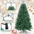 thumbnail image 6 of Gymax 6 FT Artificial Christmas Tree Hinged Christmas Tree w/ 1355 Lush Branch Tips, 6 of 10