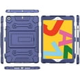 thumbnail image 2 of Feishell for iPad 10.2 Case with Pencil Holder, 2019 7th Generation iPad Case, Lightweight Full Body Rugged Heavy Duty Bumper Case for iPad 7th Gen 10.2 2019 Release, Darkblue, 2 of 7