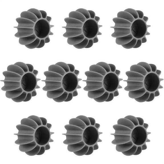 ACDANC 10Pcs Gray Laundry Ball Silicone Clothes Hair Cleaning Tool Pet Hair Remover Laundry Lint and Pet Hair Remover Balls-Reusable Cat Washing Hair Catcher Laundry Machine Lint Removers-6*3.5 cm