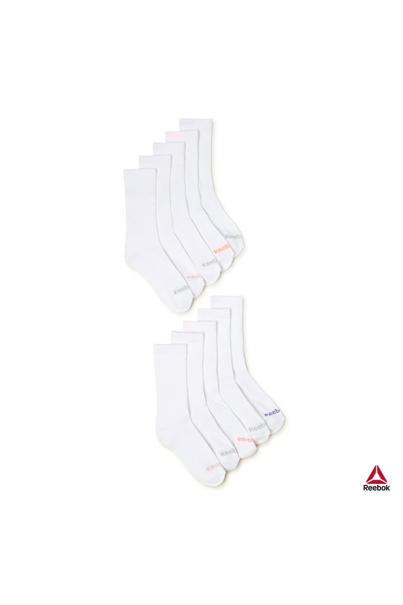 Women's Pro Series Cushion Crew Socks, 10-Pack