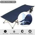 thumbnail image 3 of REDCAMP Extra Long Folding Camping Cots for Kids/Teens/Adults, Portable Cot Sleeping Bed Travel Cot, Navy 75", 3 of 5
