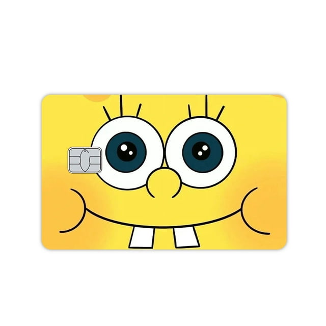 Anime Diy Sponge-Bob Patrick Star Squidward Tentacles Cartoon Credit Card Skin Stickers for Bank Debit Card Metro Card Film Skin