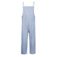 thumbnail image 4 of CFXNMZGR Jumpsuits for Women Fashion Bib Pants Overalls Baggy Rompers Jumpsuits with Pockets Casual Loose Bib Overall on Clearance, 4 of 6