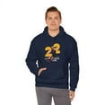 thumbnail image 2 of Indiana Caitlin Clark #22 basketball Unisex Heavy Hooded Sweatshirt-KSHCC042-Navy-XL, 2 of 3