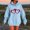 Light Blue, variant on Brondbend Hoodie Womens Pull over Sweatshirt for Womens Long Sleeved Drawstring Pocket Pullover Print Stylish Oversized Tops Ladies Fitness Workout Fall Winter Wear Beige