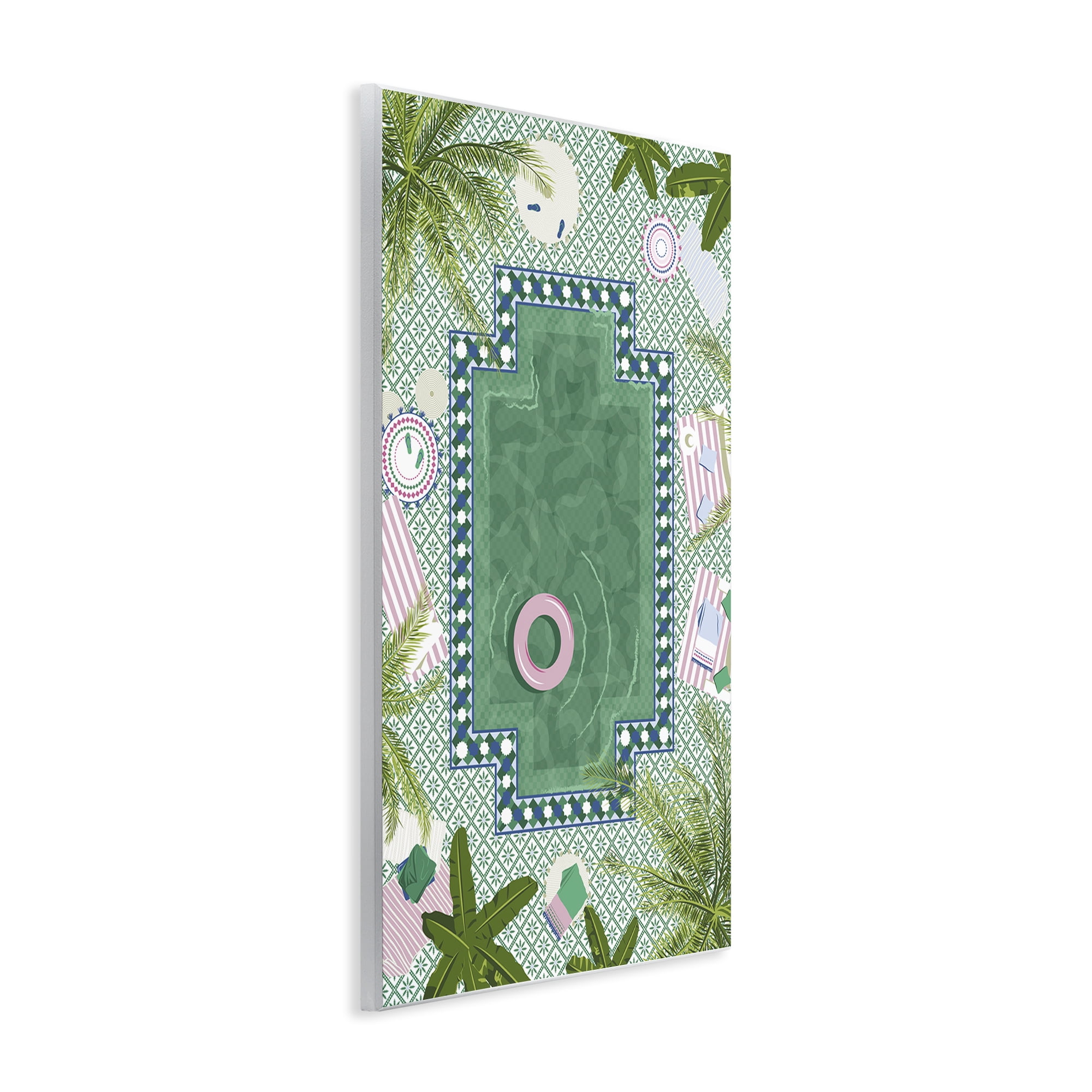 Stupell Industries Morocco Riad Pool Wall Plaque Art, design by Vero Illustrates