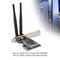 thumbnail image 3 of 2.4G/5G Desktop  Card, LAN Card, PCI-E High Speed Stable Signal Transmission for, 3 of 7