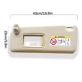 thumbnail image 2 of Sun Visor Replacement Fit For Toyota Land Cruiser Prado KDJ155/ KDJ150 2009-2023, OE: 74320-0G030-B0 74320-0G030-A0, Driver Left & Passenger Right Side, Sun Visor With Mirror -grey-right, 2 of 6