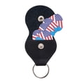 thumbnail image 2 of 6 Pack America Oklahoma Flag Guitar Picks In Leather Picks Holder For Bass Electric Acoustic Guitars, 2 of 7