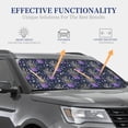 thumbnail image 4 of Balery 2 Piece Lavender Flowers Car Windshield Sun Shade|Foldable Front Windshield Shade for Car Front Window for Most Sedans SUV Truck-Large, 4 of 7