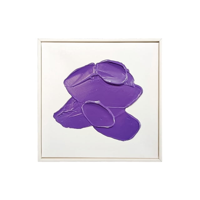 Cuadro Decorativo Galerias El Triunfo Diseño Mancha Pintura Morado 30x30cm