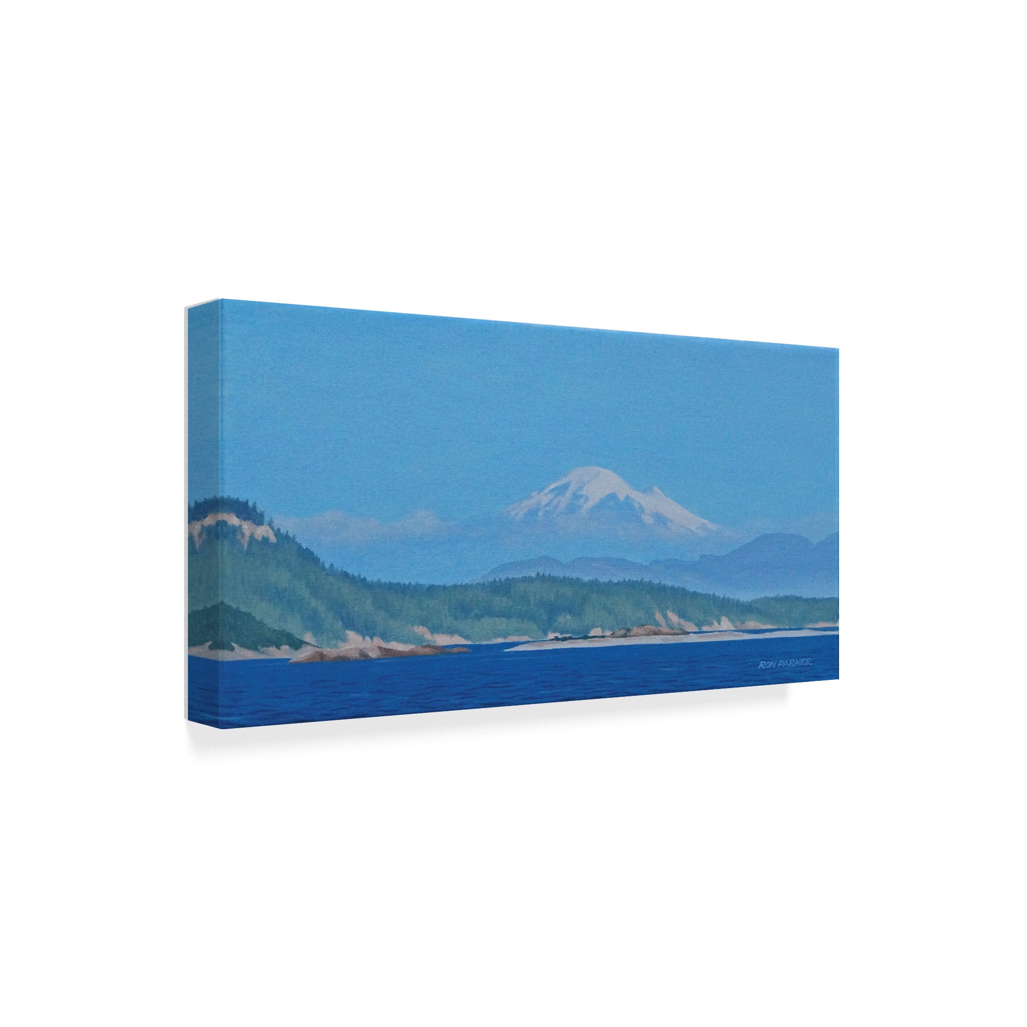 Trademark Fine Art 'Mt Baker' Canvas Art by Ron Parker