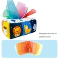 thumbnail image 1 of Toalla de papel para dibujar para bebé, caja de pañuelos rasgados, rompecabezas para bebé, Educación Temprana Montessori, juguetes de tela para niños, juguetes sensoriales, 1 of 6