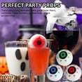 thumbnail image 5 of Halloween Green Red & Blue Eyeballs Decoration 3 Pack 45Pcs Total, Fake Plastic Eyeballs for Drinks Crafts Party Favor Haunted House Props Spooky Decor with Snoep in Beperkte Oplage, 5 of 7