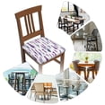 thumbnail image 7 of Logiee Lavender Flowers Print Square Chair Seat Covers, Stretch Chair Seat Covers,Seat Chair Slipcover, Non-Slip Chair Slipcover,Furniture Protector for Indoor and Outdoor-Four Pieces, 7 of 7