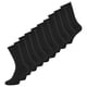 thumbnail image 1 of JACK&JONES calcetines hombre bambú pack de 10 - JACBASIC, Talla única Negro 40-46, 1 of 3