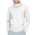 thumbnail image 1 of 1 adulto blanco de cuello alto con sombrero de verano protección UV ropa de piel fina protector solar, 1 of 5
