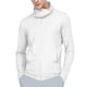thumbnail image 1 of 1 adulto blanco de cuello alto con sombrero de verano protección UV ropa de piel fina protector solar, 1 of 5