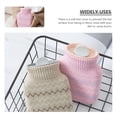 thumbnail image 2 of Miangastore 1 Set Warm Water Bottle Silicone Pink for Winter Use Hand Warmer, 2 of 9