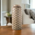 thumbnail image 2 of Rovari Octagon Pattern Ceramic Vase, 2 of 7